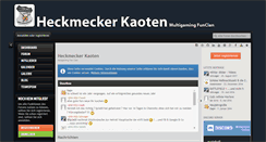 Desktop Screenshot of heckmecker-kaoten.de